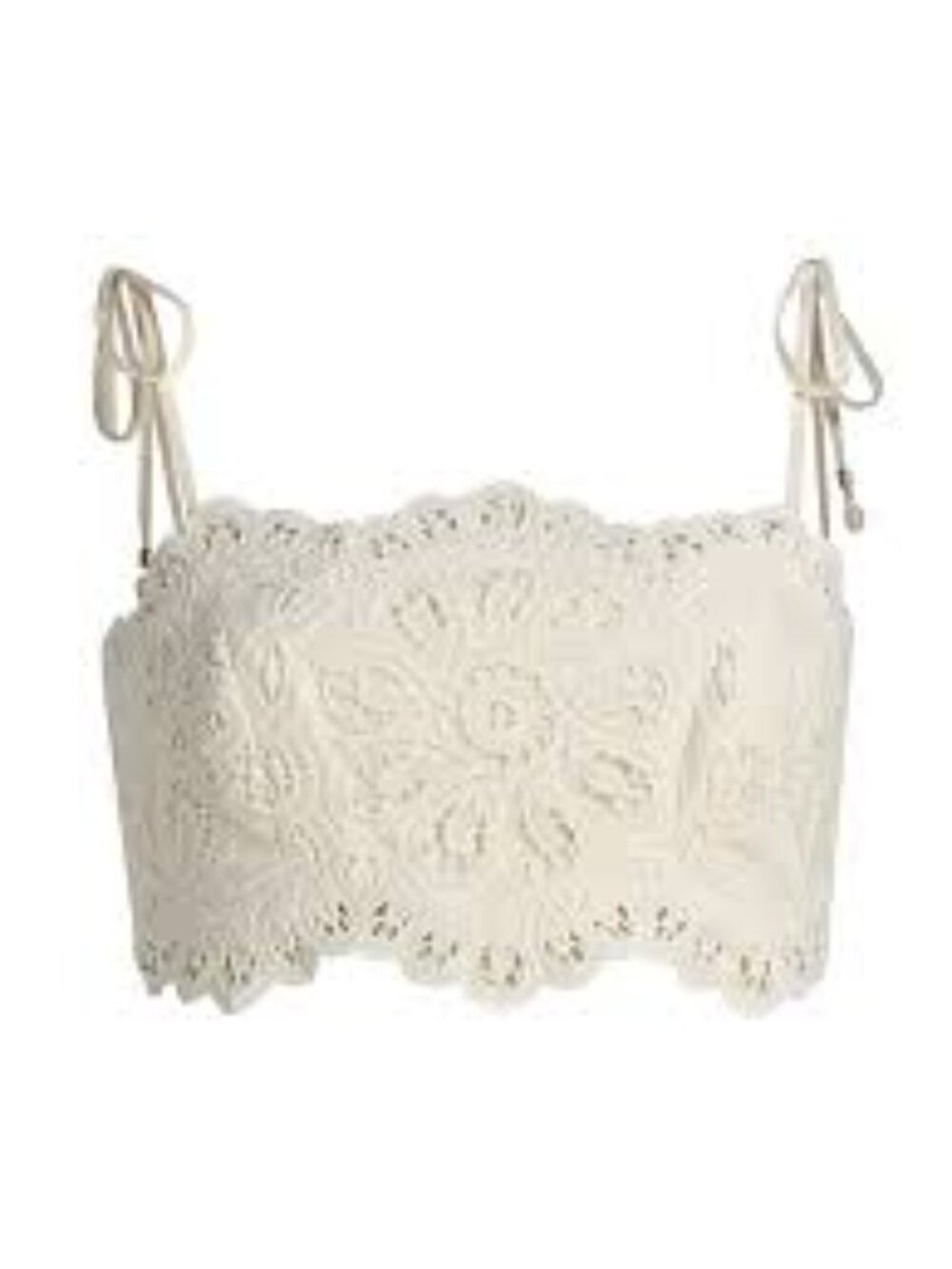 Zimmermann Rhiannon embroidered bodice ivory size 4/us 10-12